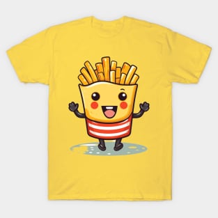 Cute French Fries T-Shirt cute characters T-Shirt